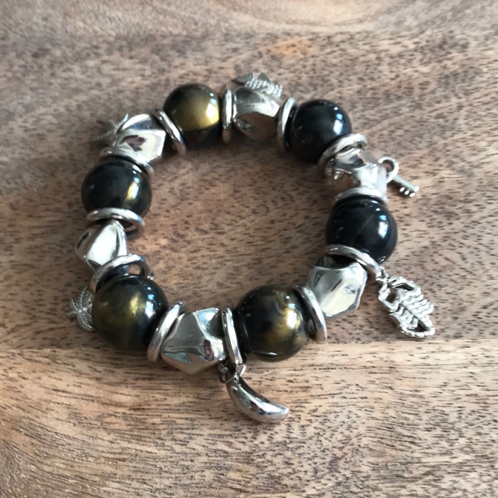 Chunky fun charm bracelet.
